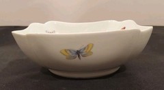 Vintage Limoges France Square Butterfly Bowl Dish