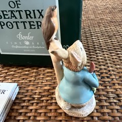 Beatrix Potter PETER RABBIT Border Fine Arts Resin 1991 Britain n/bx