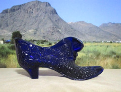 Unbranded, Cobalt Blue Cat Slipper, Daisy Design