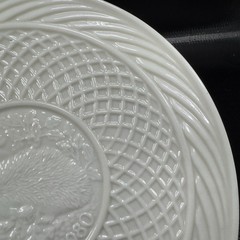 Belleek Christmas 9inch Plate Dish Fine Porcelain 1980 The Hedgehog Ireland VTG