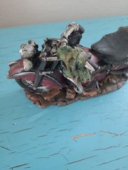 Vintage 1949 Motorcycle Resin Replica Figurine Popular Impots