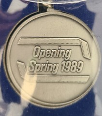 Disney MGM Studios Keychain Opening Spring 1989 Original Packaging Sleeve