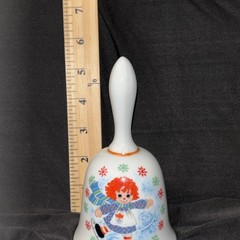 SCHMID LIMITED EDITION RAGGEDY ANN 1975 CHRISTMAS BELL No org. Box