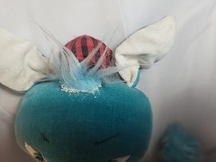 1965 Kamar Blue Scruffy Fox With Hat Rare
