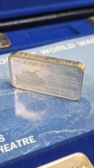 10 oz + WWII Great Events European Theater Lincoln Mint 12pc .925 Silver (≈17oz)