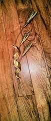 vintage Mid-cenrury Homco Brass Metal wheat stalk wall hanging 31 inches Retro