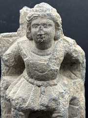 Museum Pice Un Touch Ancient Indo Greek Ghandhra Artifact Old Statue Figured