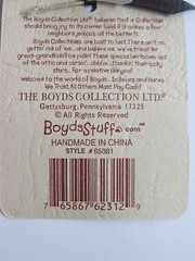 Boyds Large Metal Burgundy Logo Display Stand Adjustable 7″-12″tall #65081 MINT