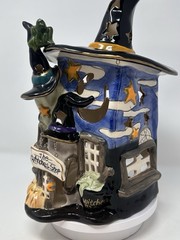 Blue Sky Clayworks Halloween The Witches Shop, Village House, Candle House, NEW