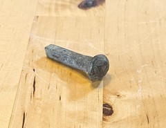 Antique Roman Iron Shipbuilding Nail Artifact