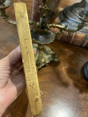 Vtg Italian Florentine Gold Gilt Framed European Landscape Print Art 4×6″