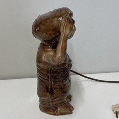 Vintage 1980s E.T. Night Light Lamp Hand Painted Ceramic Rare Working As Should