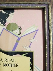 Art Deco Framed Print Poem To A Real Little Mother 1929 A Gibson Product