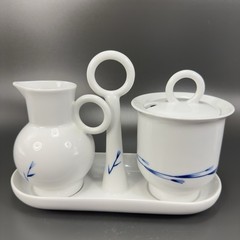 Kari Trestakk Of Norway By Cardinal Philippines Porcelain Sugar And Creamer Tray