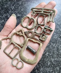 Medieval / Post Medieval Buckles Metal Detecting Finds Antique (3)