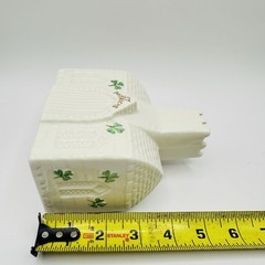 Lot Of 6 Vintage Belleek Irish Shamrock Porcelain Harp Murphys Pub St Patrick’s