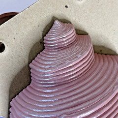 Vintage Mauve Pink Bathroom Wall Decor Seashells Art Burwood 1980s Conch Shell