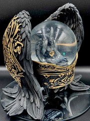 Nemesis Now Baphomet Antiquity Snow Globe 22.5cm Gothic Resin Glass Ornament