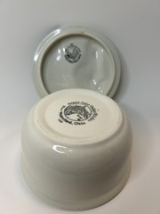 Happy Appy Valley Studio Trinket Dish Hand Painted From Ohio Made In USA .
