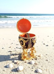 Faberge eggs Imperial Royal Handmade Fabergé egg Trinket 24k Gold 300 Swarovki