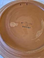Hand Painted Set Of 4 Greek Mythology, Terracotta Display Plates Greece Origin