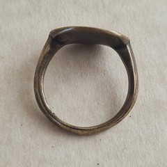Thracian ring Roman Style Handmade Bronze Vintage Antique Look Spqr