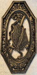 VTG Homco Syroco Medieval Gothic Weapon & Armor Themed Plastic 4 Wall Plaques