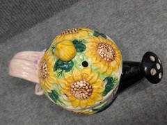 Vintage Fitz & Floyd Sunflower Tea Light Pot Sun Flower