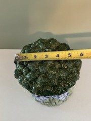 Fitz & Floyd Classic Vegetable Garden Broccoli Canister Jar Container Vtg. 1995