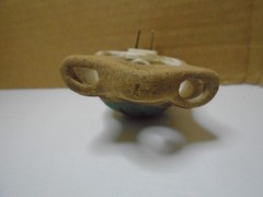 NATIVE AMERICAN CERAMIC HOWLING WOLF NIGHT LIGHT UNBRANDED (SF351) WORKS