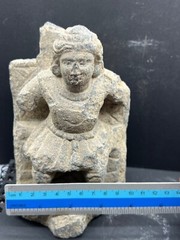 Museum Pice Un Touch Ancient Indo Greek Ghandhra Artifact Old Statue Figured