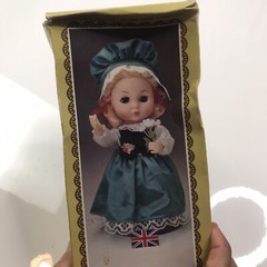 Revolving Musical Wind Up Miss United Kingdom Rooted Hair With Secret Bank