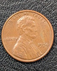 Es Un Centavo de 1974 Creo Es Cobre Y Aluminio Spanish Edition