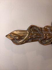 Pair Of Wood Wall Shelf Sconces Gilt Painted Draped Tassel Neoclassical
