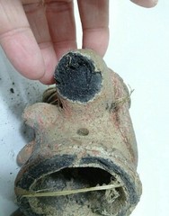 PRE COLUMBIAN POTTERY From a chibcha tomb – original, not manipulated
