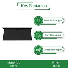Vestal 32″ x 16″ Foundation Access Door Steel Crawl Space Black