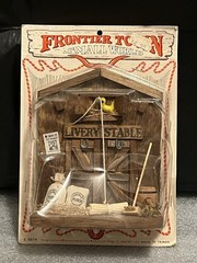 Enesco Small World FRONTIER TOWN, Livery Stable, In Original Packaging, 1976