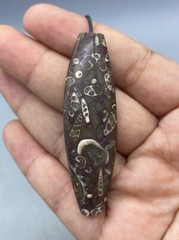 Genuine Old Ancient Natural Jasper Stone Rare Unique Bead From Central Asia