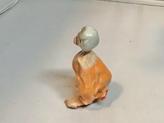 Hagen Renaker Little Horrible Bag In A Sack Orange With Original Label