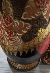 Wood burned Nesting/Traditional. 9.5 Piece Painted Detail – SIGNED. Russian
