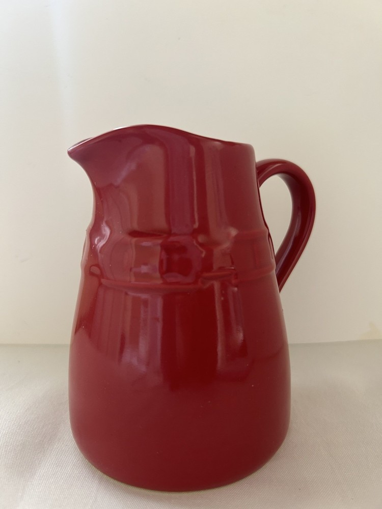 Longaberger Red Pitcher