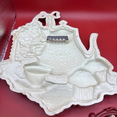 Vintage 3 pc Set Home Interiors 3-D Country Kitchen Decor Wall Plaques