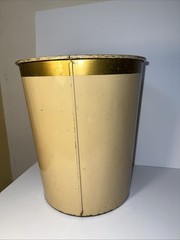 Erie Art Metal Co. Dan-Dee No. 13 Waste Basket Trash can Garbage Heavy Mcm Mid