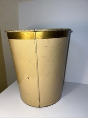 Erie Art Metal Co. Dan-Dee No. 13 Waste Basket Trash can Garbage Heavy Mcm Mid
