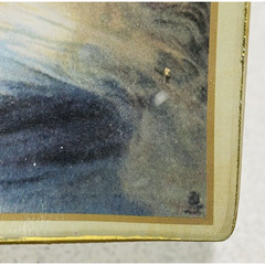 Asti Glass Pin Vanity Ring Dish Small Tray Edwardian Victorian Woman Portrait