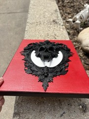 3D printed Vampire decor ,Wall Art, horror Halloween decor , gothic