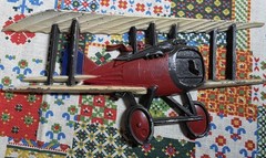 Vintage 1975 Sexton Homco Airplanes Wall Decor Set of 3 Cast Metal Planes