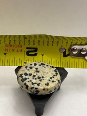 Polished Dalmatian Jasper gemstone 1.25”