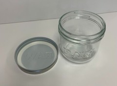 RAW BRAND 10oz GLASS MASON JAR