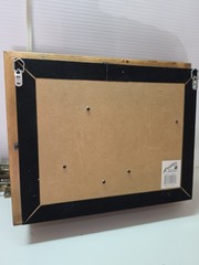 Baseball 3D Shadow Box Miniatures in Resin Wood Frame Sports Wall Hanging